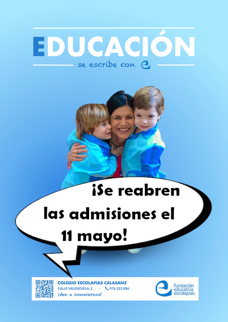 Se reabre el proceso de escolarización el 11 de mayo