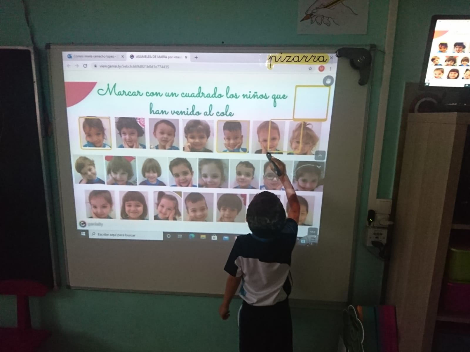 Los niños de 2° Infantil retomando las actividades.