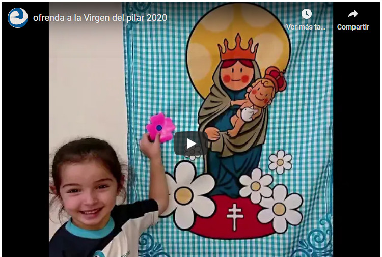 2° de Infantil hace la Ofrenda a la Virgen